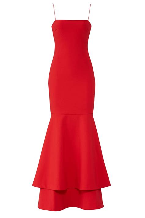 red aurora gown by likely for 35 60 rent the runway simple prom dress mermaid prom