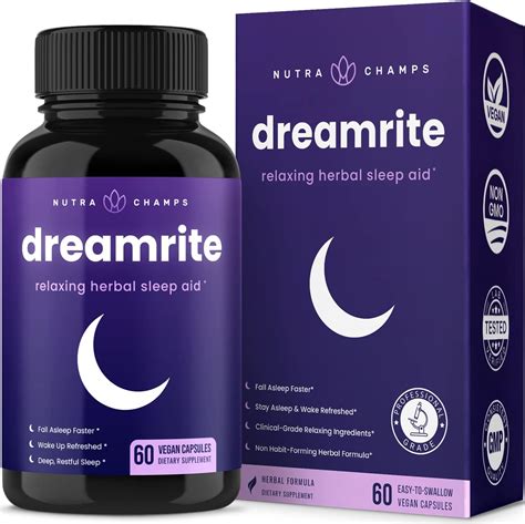 Nutrachamps Sleep Aid Herbal Sleeping Pill For Adults With Melatonin Magnesium