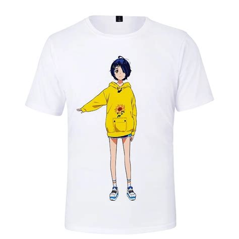 Anime Wonder Egg Priority T Shirt Ohto Ai Tomori Kusunoki Cos Cute