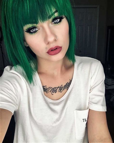 25 Green Hair Color Ideas You Have To See Page 10 Of 25 Ninja Cosmico