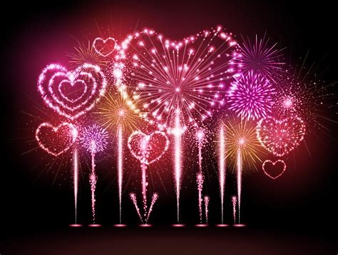 The handwritten cards, chocolate hearts , and red roses are all staples of the annual. Valentines Day Fireworks in Miami | The Fireworks Lady