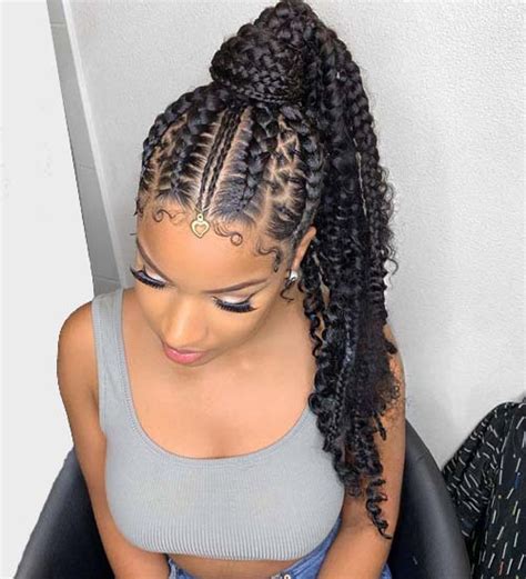 60 Inspiring Examples Of Goddess Braids Feed In Braids Hairstyles Goddess Braids Hairstyles