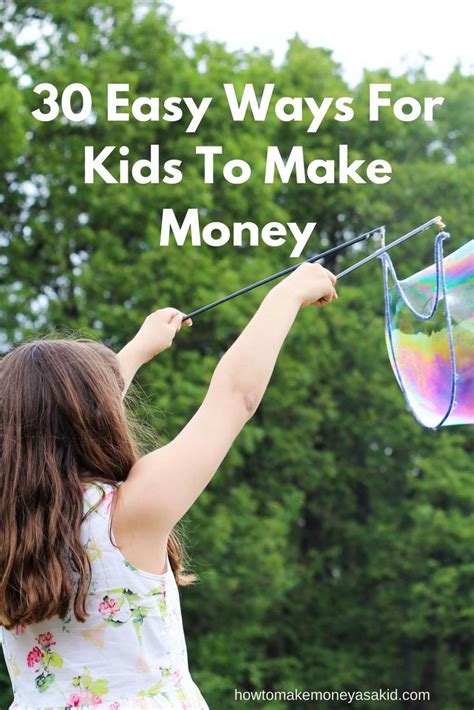 Doing odd jobs is a quick and easy way to earn money. 30 Easy Ways For Kids To Make Money - HOWTOMAKEMONEYASAKID.COM