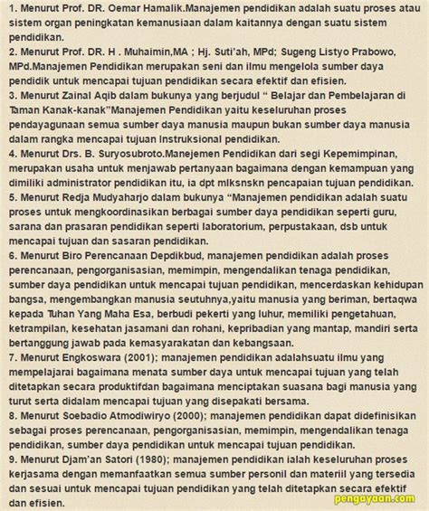 Cukup banyak para ahli yang mendefinikan secara lebih jelas dan detail mengenai pengertian komunikasi. Pengertian Manajemen Pendidikan Menurut Para Ahli