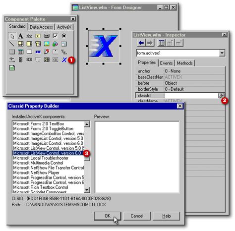 Using The Microsoft Visual Basic Activex Control Listview In Visual Dbase