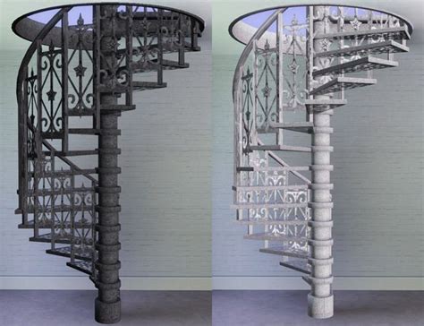 The Sims Resource Ornament Spiral Stairs