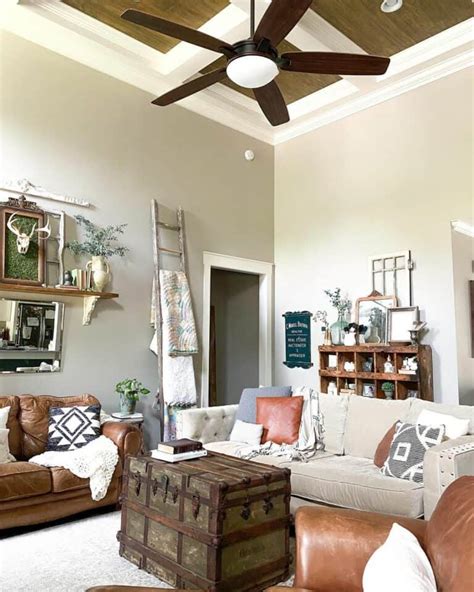 Coffered Farmhouse Living Room Ceilings Soul And Lane