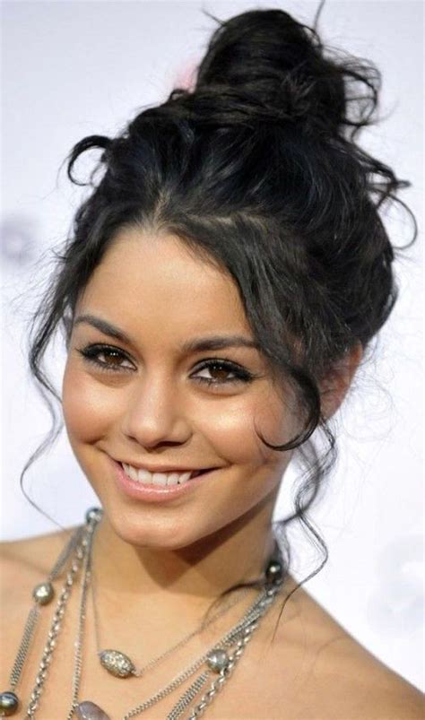vanessa hudgens summer hairstyle 18 famous celebrities that rock the messy bun prom