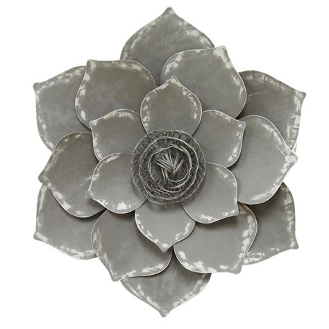 20 Inspirations 2 Piece Multiple Layer Metal Flower Wall Decor Sets