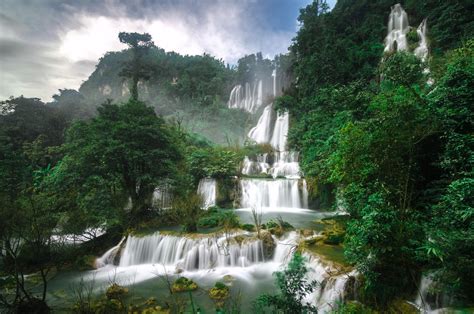 Thailand Waterfall Fondo De Pantalla Hd Fondo De Escritorio