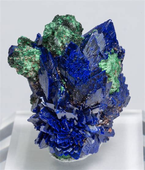 Azurite With Malachite And Baryte Oumjrane Mining Area Alnif