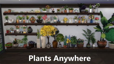 Clutter Anywhere Part Five Plants Sims 4 Mod Download Free