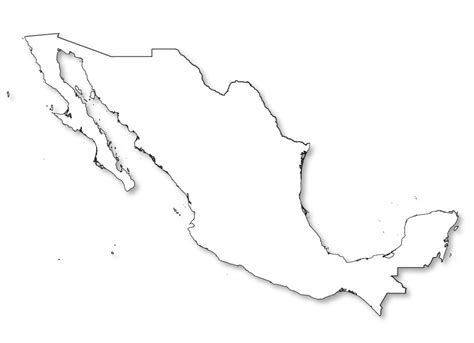Blank Map Of Mexico Gadgets 2018