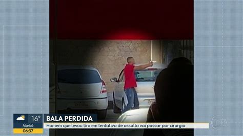 V Deo Homem Atingido Por Bala Perdida Em Tentativa De Assalto Em