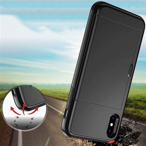 Tough Armour Slide Case Card Holder For Apple Iphone Xs Max