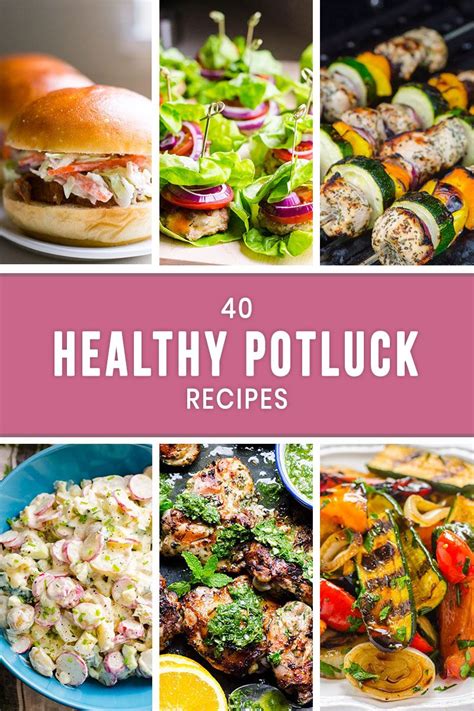 40 Healthy Potluck Recipes Recipe Healthy Potluck