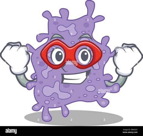 A Cartoon Character Of Staphylococcus Aureus Performed As A Super Hero