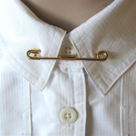 Vintage Collar Pin Vintage Collar Collar Clips Safety Pin
