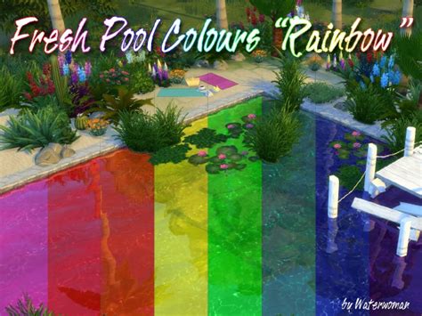 Pool Water Recolors Please Sims 4 Studio