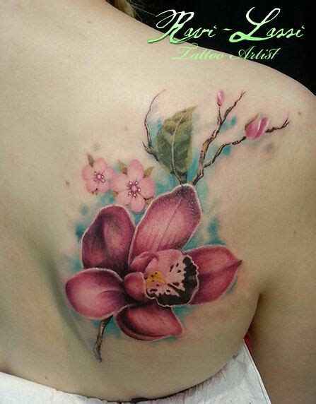 Tatuaje De La Flor Cattleya Orchid Flowers