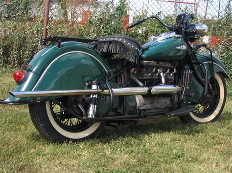1940 Indian 4 Cylinder Indian Motorbike Vintage Indian Motorcycles