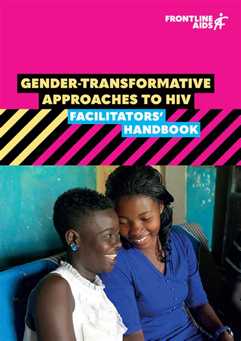 gender transformative approaches to hiv programming facilitators handbook share net