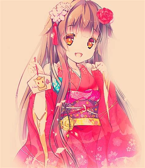 Cute Girl Followme ♡ Anime Girl Kimono Beautiful