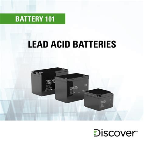 Battery 101 Lead Acid Battery Types