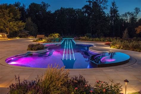 Decorating Attractive Swimming Pool Lights Underwater For Small