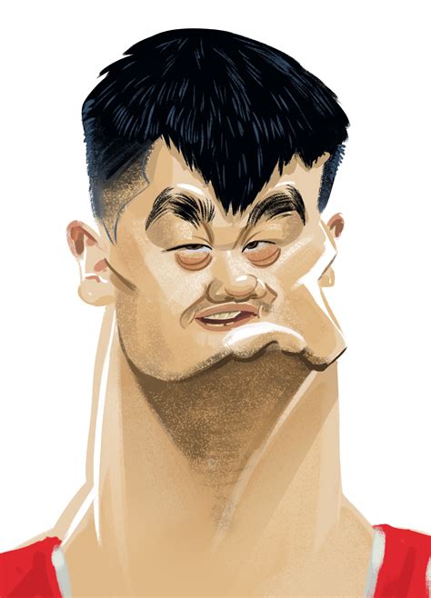 Artstation Caricature Of Yao Ming