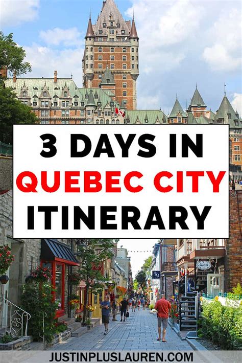 Quebec City 3 Day Itinerary The Definitive Quebec City Travel Guide