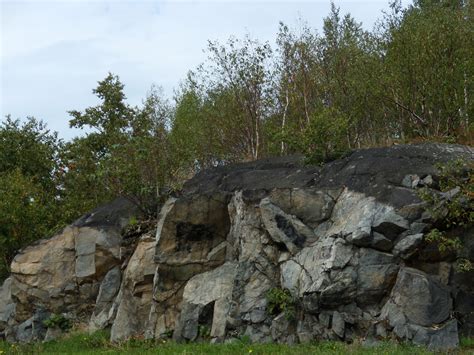 Blackened Rocks In Sudbury In Ontario Canada Image Free Stock Photo