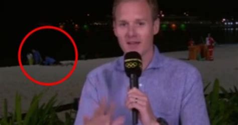 Awkward Bbc News Reporter Is Interrupted By Couple Having Sex On The