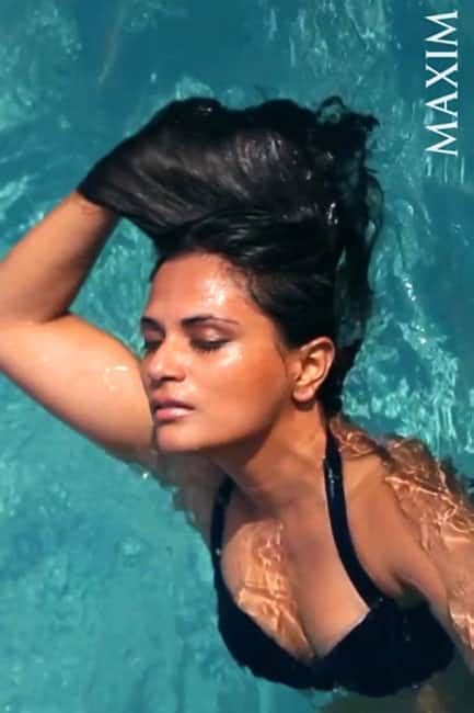 Richa Chadda Looks Stunning During The Cover Shoot Of Maxim Magazine