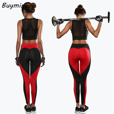 buy special heart shape leggings fitness sporting leggings women sportwear push