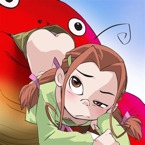 Haruyama Kazunori Bombo Elena Potato Monster Allergy Lowres 1girl Ass Brown Eyes Brown