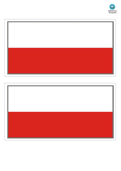 Poland Flag Templates At