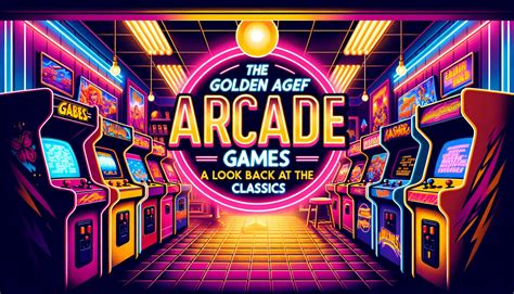 The Golden Age Of Arcade Games A Look Back At The Classics Iconic Arcade
