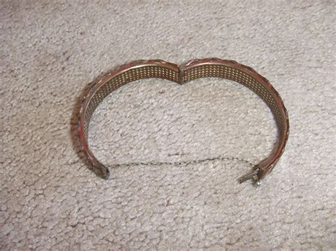 Ww1 German Trench Art Driving Band Bracelet With Iron Cross