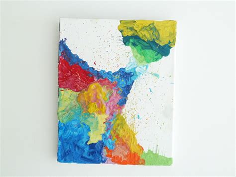 All Things Bright And Beautiful Diy Melting Oil Pastels On Canvas