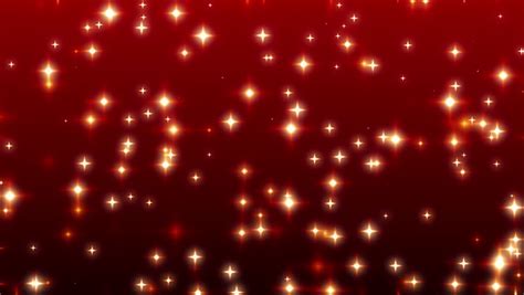 Warm Sparkling Red Stars Twinkle On Stock Footage Video 100 Royalty