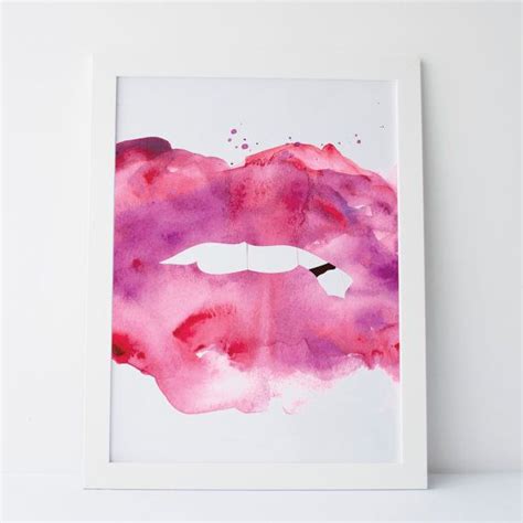 Printable Art Abstract Lips Lips Art Lips Prints Lips Decor Lips