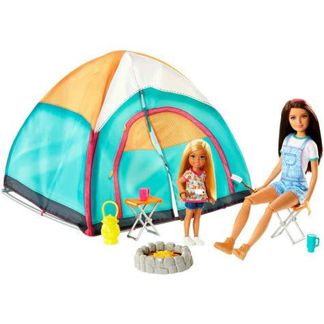 Barbie Camping Fun Skipper Doll And Chelsea Doll Camping Set Walmart
