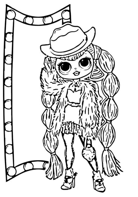 Lol Omg Alt Girl Coloring Page Free Printable Coloring Pages For Kids