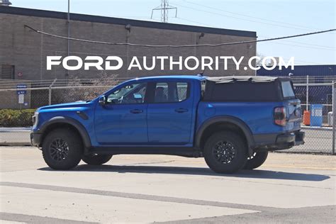 2022 Ford Ranger Raptor In Blue Lightning Without Bed Topper Gallery
