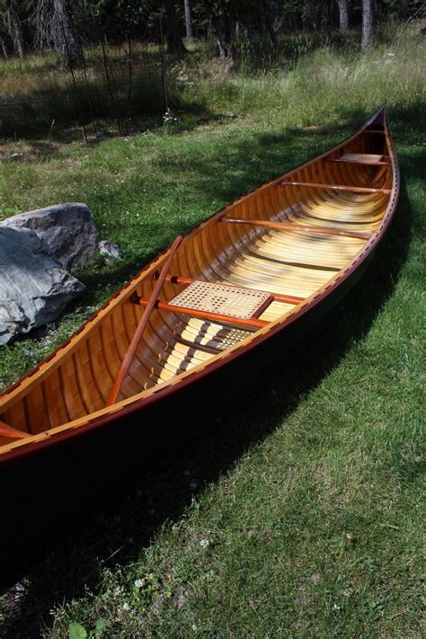 Classic Cedar Canvas Canoes Wood Canoe Wooden Canoe Canoe