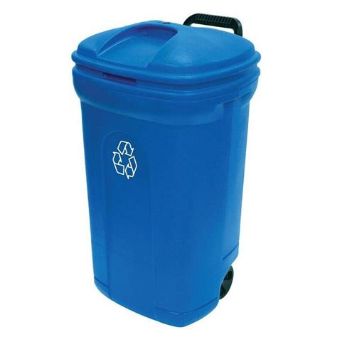 General Household Supplies Rubbermaid 45 Gal Wheeled Trash Can Outdoor