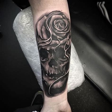 It is a popular figure in mexico and is usually made of sugar (thus the name sugar skull) or clay especially on the day of the dead celebration, which is quite similar to our celebration of all souls day and halloween. 23+ Forearm Tattoo Design, Ideas | Design Trends - Premium ...