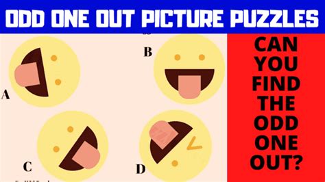 Pick The Odd One Out Picture Puzzles For Kids With Answers Fun With
