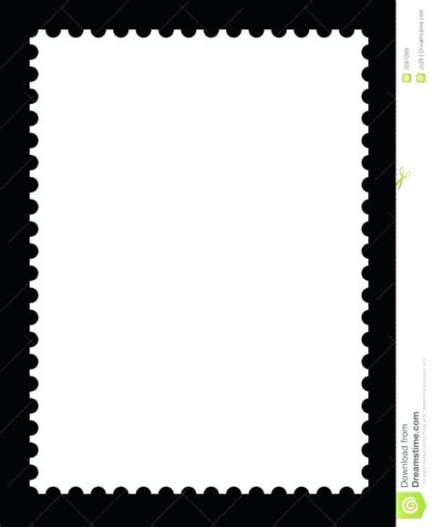 Postage Stamp Vector Free At Collection Of Postage